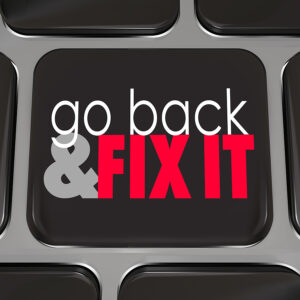 Go Back Fix It